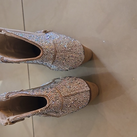 Cushion aire rhinestone Bravo cowboy boots 6.5 - Picture 2 of 9